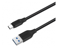 AUKEY Kabel USB-A - USB-C 5Gbps QC 15W 2m w oplocie CB-AC2 BK - 1220093 - zdjęcie 3